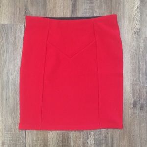 NWOT Forever 21 Red mini skirt